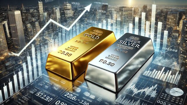 ثبت رکوردهای جدید طلا و نقره در بازار جهانی