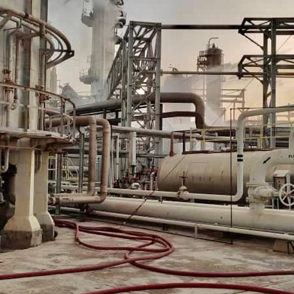 آتش سوزی در واحد جذب